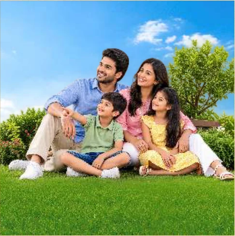 Enlarge the family lifestyle illustration