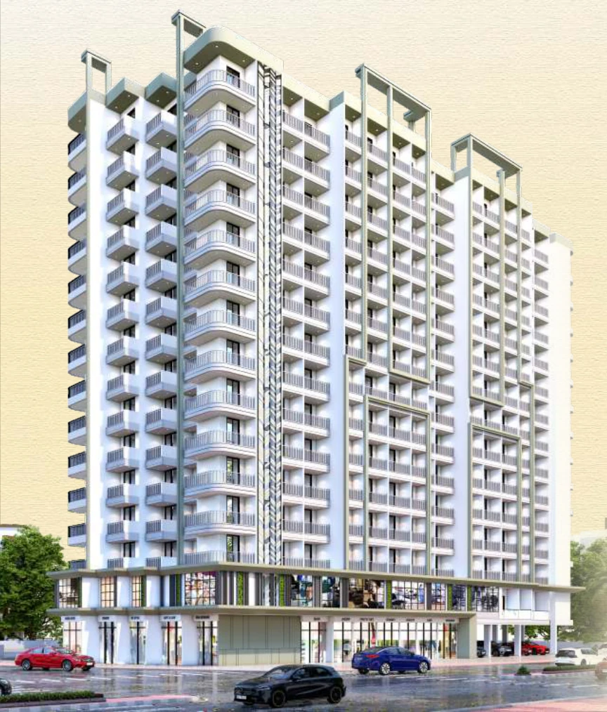 Rosewood Residency tower architectural impression